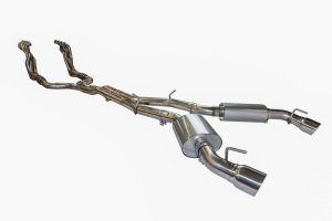 Chevrolet Camaro Performance Exhaust - Kooks Headers - 2in Headers & GREEN Exhaust Kit - Polished Dual Tips - `16-`24